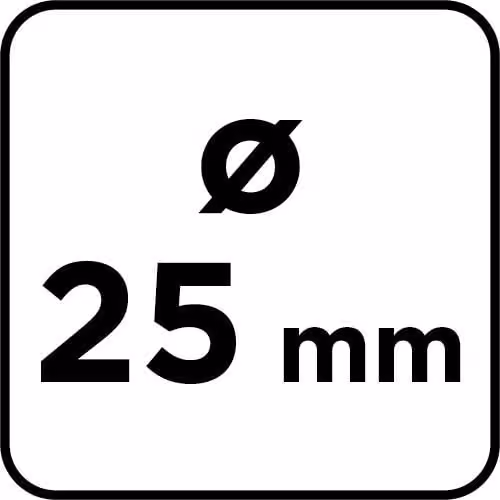Trapano per calcestruzzo SDS Plus a doppia spirale, 25 x 260 mm
