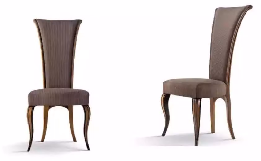 Klassischer Stuhl Designer Polster Textil Luxus Esszimmerstuhl