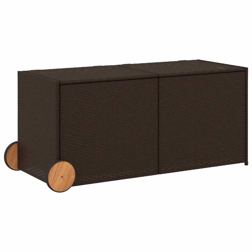 Sedia da giardino moderna vidaXL in legno di acacia oliato marrone L: 127,0 cm, P: 55,0 cm, H: 59,5 cm – 2
