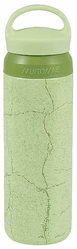 Borraccia termica Muitomas con grafica effetto marmo, colore verde, 500 ml