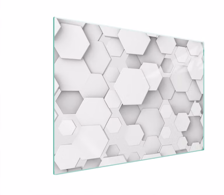 Piastra Di Protezione Del Vetro Per Il Cuore 70X52 Pattern