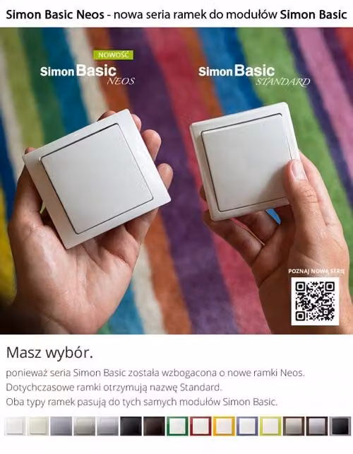 Telaio a 3 canali IP20 bianco STANDARD BMR3/11 SIMON BASIC
