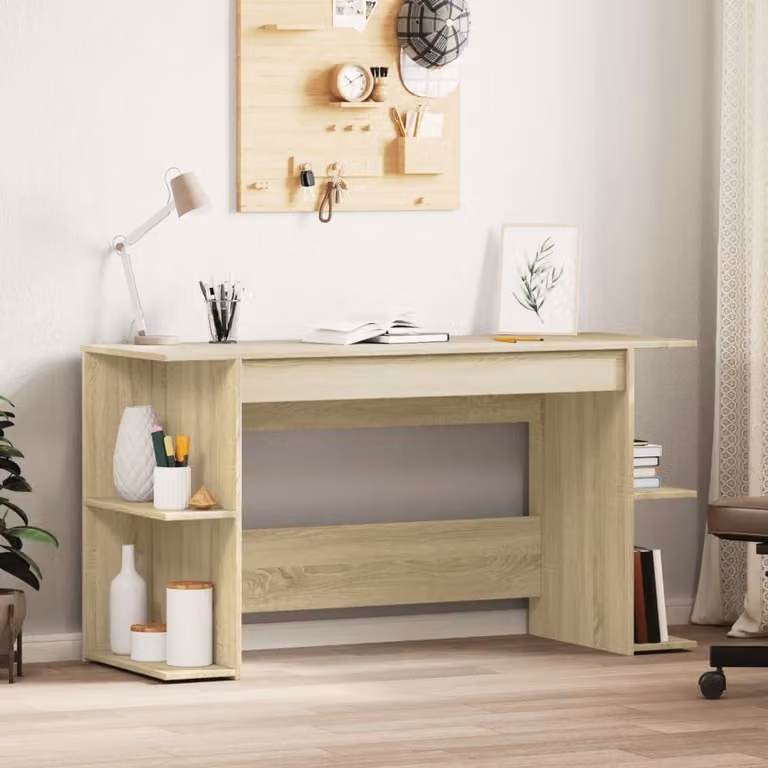 Maison Exclusive - Scrivania in rovere Sonoma 140x50x75 cm Materiale ligneo