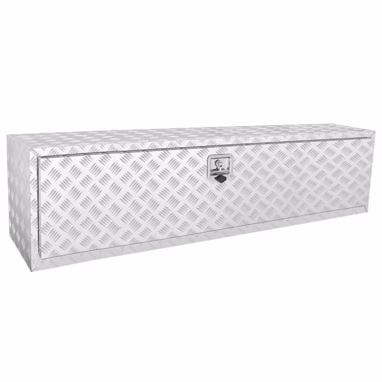 Cassetta porta attrezzi sottoscocca per camion - Cassetta in alluminio per pick-up - Cassetta porta attrezzi impermeabile per rimorchi SM® - 1524x430x460 mm - Con serratura e chiavi - Per camion, furgoni, rimorchi ecc.