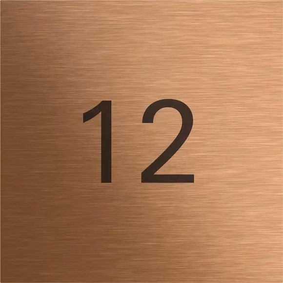 Modulo informativo Gira System 106 Bronzo 5560921