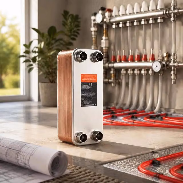 30 Plate Heat Exchangers, 4 X 1-1/4 Inch MNPT Connections, 316L Stainless Steel