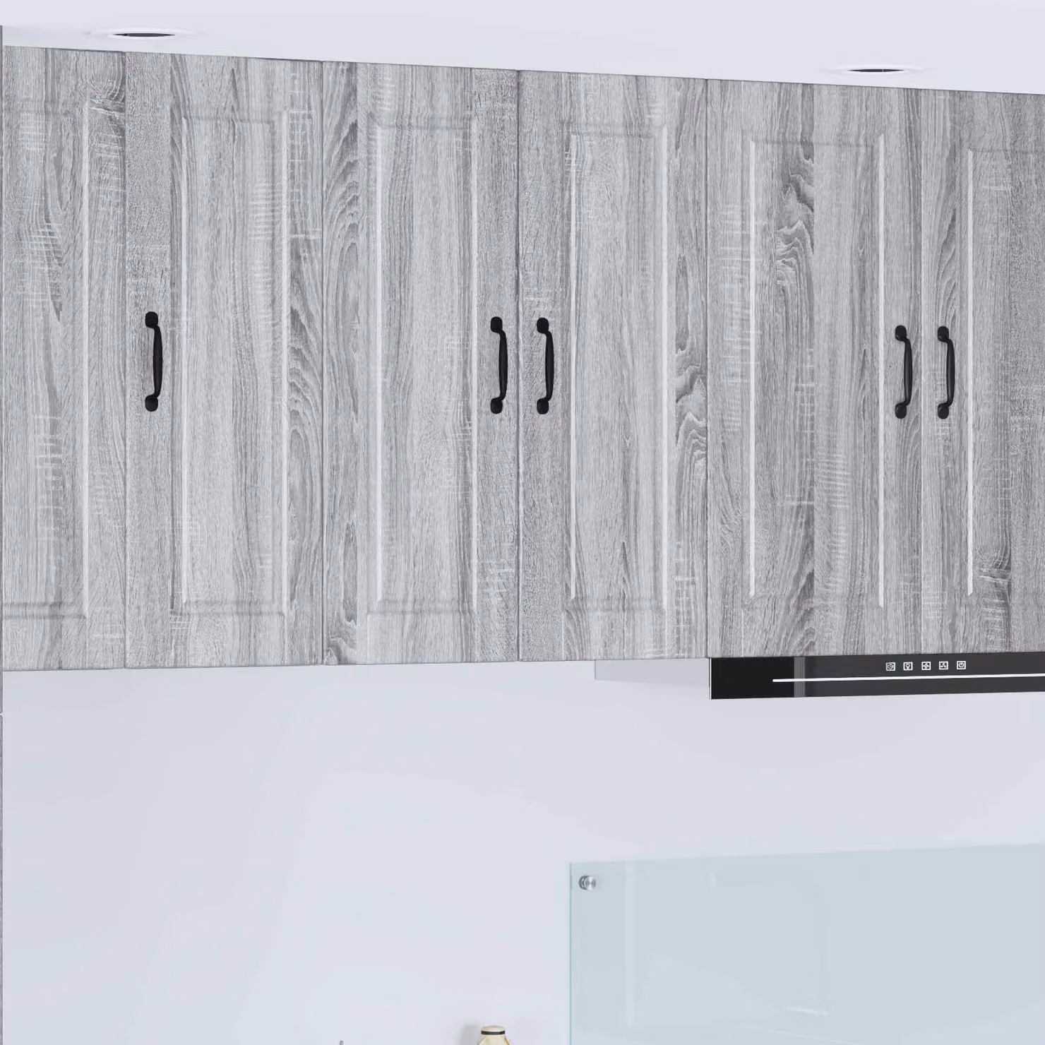 vidaXL Armadietto a muro PORTO Grigio Sonoma L: 60 cm, P: 31 cm, H: 80 cm