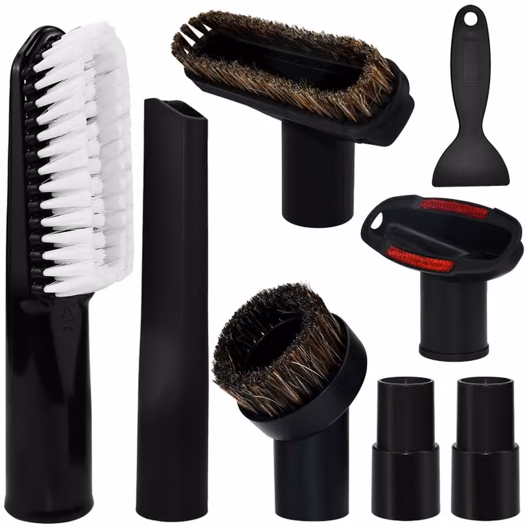 Set di accessori universali per aspirapolvere, con diversi tipi di bocchette