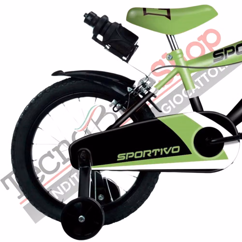 Bicicletta per bambini Tecnobike Shop Verde 14 pollici – 2