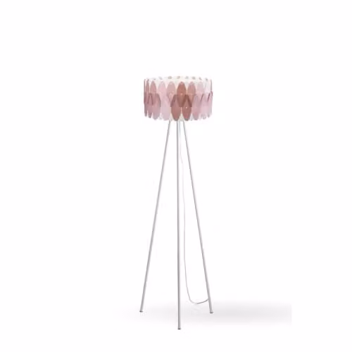 Piantana Moderna Polilux ® Pink Metal E Metallo 1 Luce E27