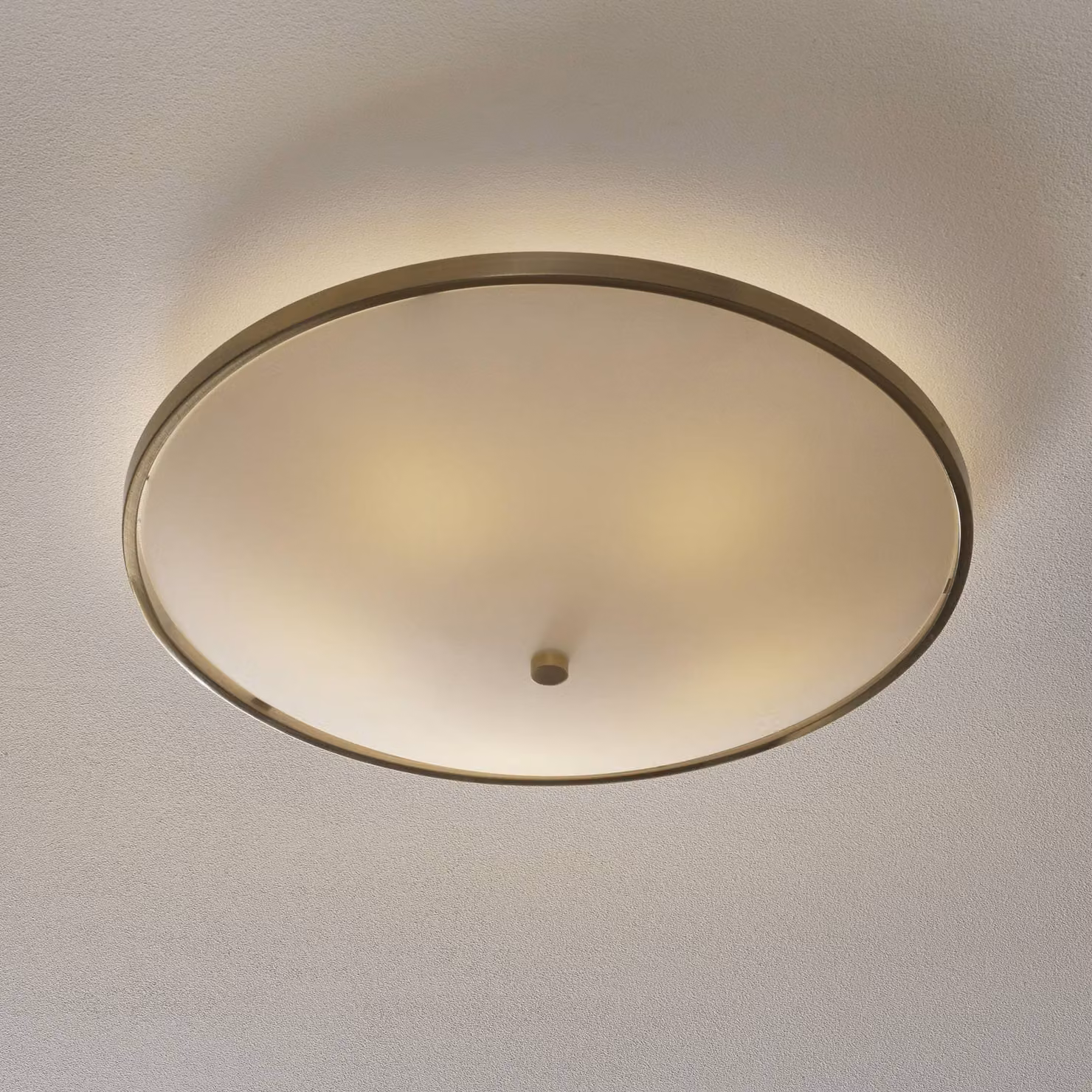 ORION Plafoniera soffitto TALYA, dimmerabile, Bronzo / Ottone antico, Soggiorno / Sala da pranzo, Metallo, Antico, Plafoniera