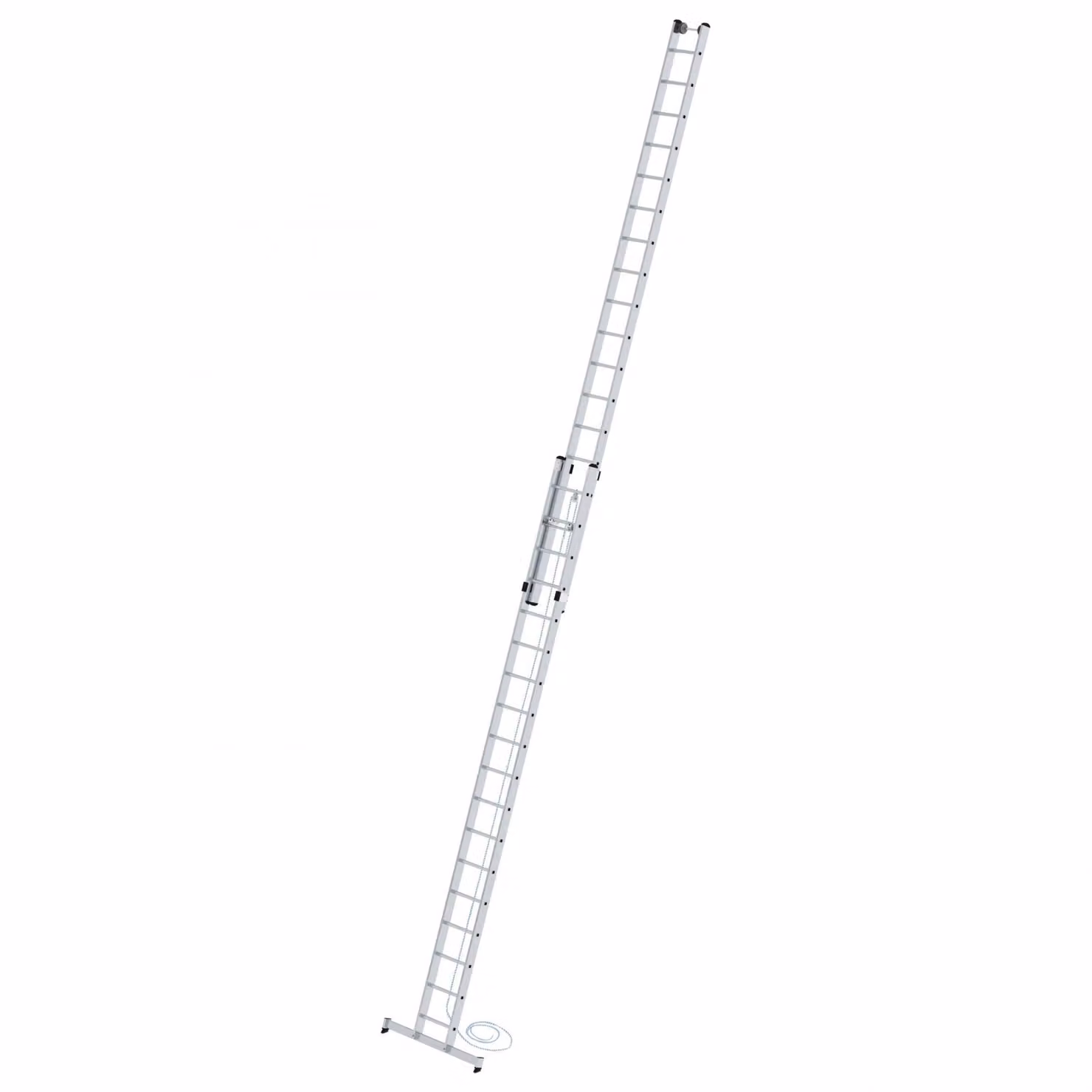 Scala di accesso a fune in 2 parti con traversa nivello® 2x18 pioli