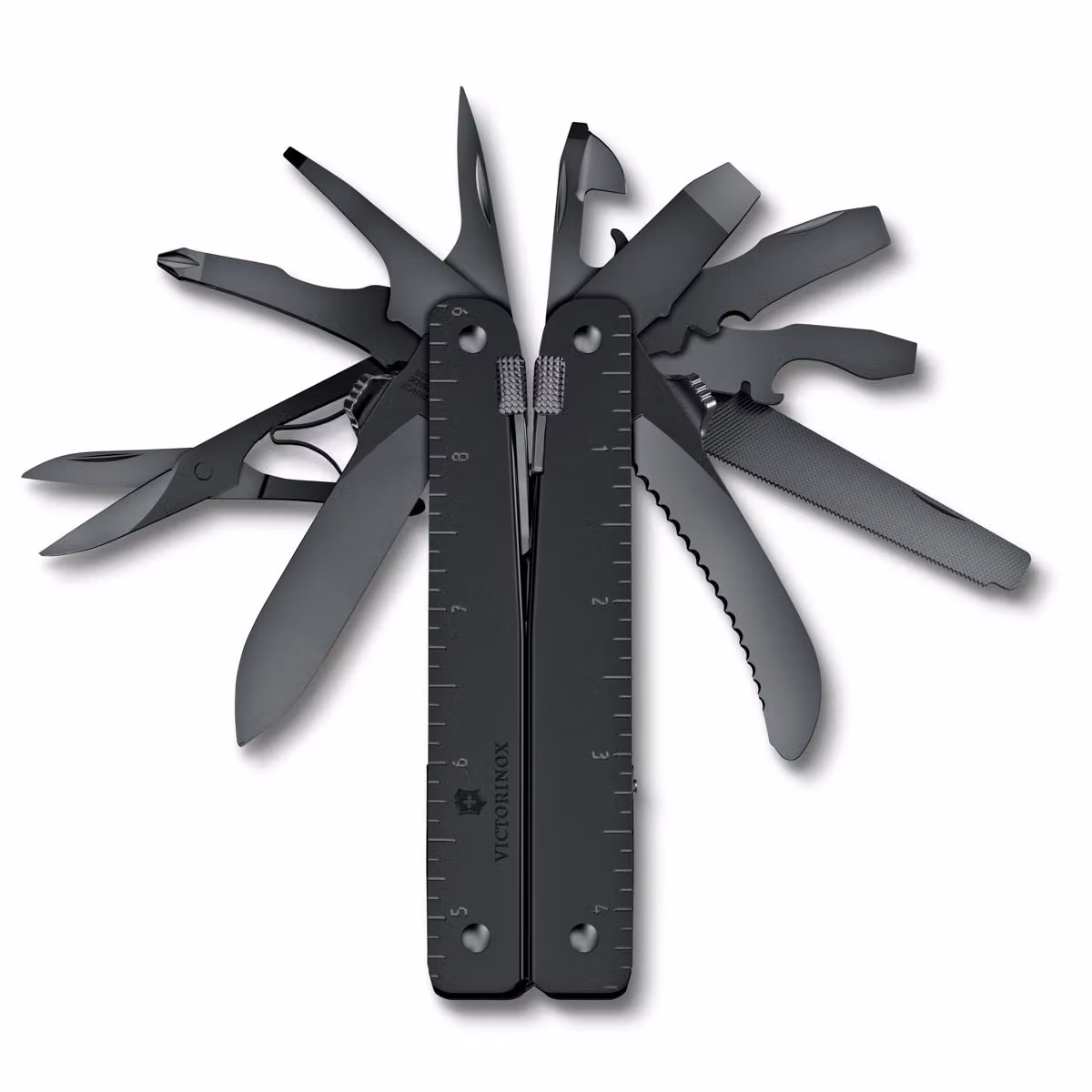 Swiss Tool MXBS, nero, in custodia di nylon