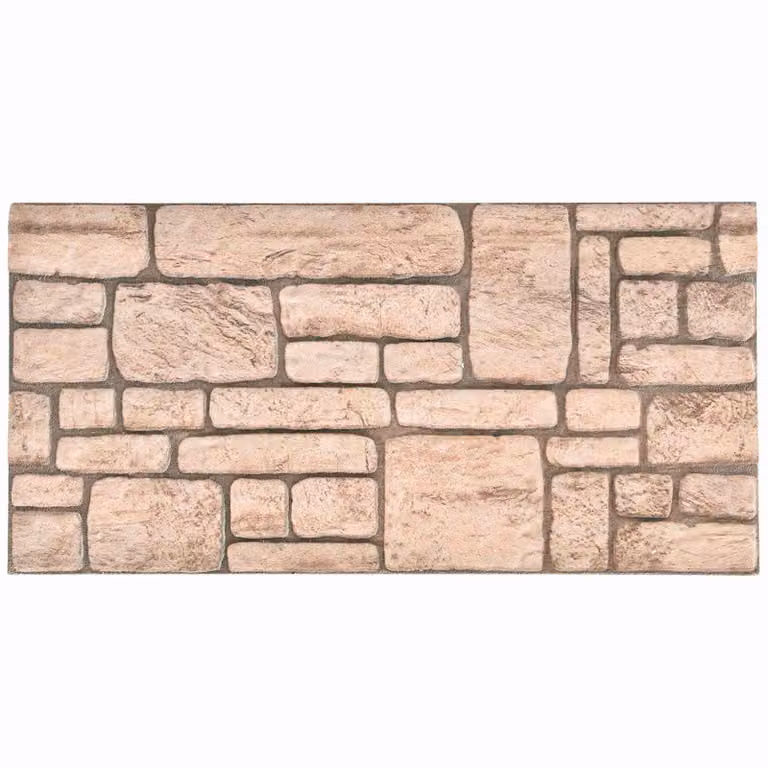 Set di 10 pannelli da parete vidaXL in schiuma EPS beige, L: 100 cm x H: 50 cm