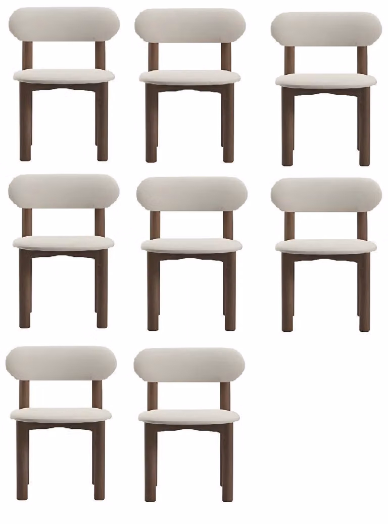 Stuhl-Set – Weißer Esszimmerstuhl und Weicher Küchenstuhl für Ihr Zuhause