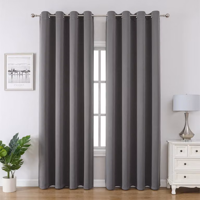 Tende oscuranti grigie - Tende termiche, 225 x 140 cm (2 pezzi)