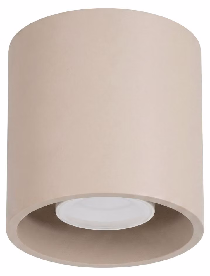 Plafoniera ORBIS 1 taupe 1xGU10 10W alluminio 10x10x10cm Sollux Lighting