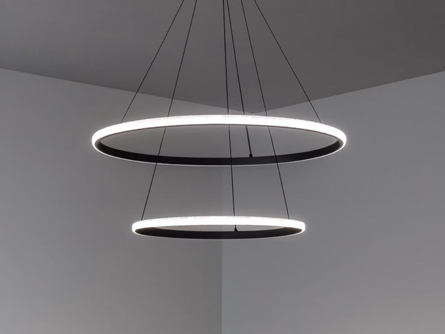 Lampada a sospensione a LED con telecomando, 55W - TB2301/B