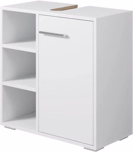 Wastafello Sotto Cassetta Con Apertura - Lavandino Cassetta - Mobili Bagno - Bianco