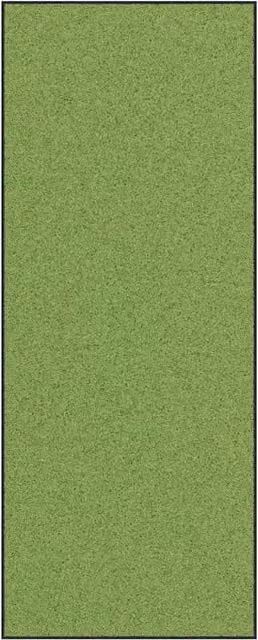 Zerbino rettangolare moderno Design In verde e nero in poliammide e PVC, L: 300 cm, P: 120 cm, H: 1 cm – 1