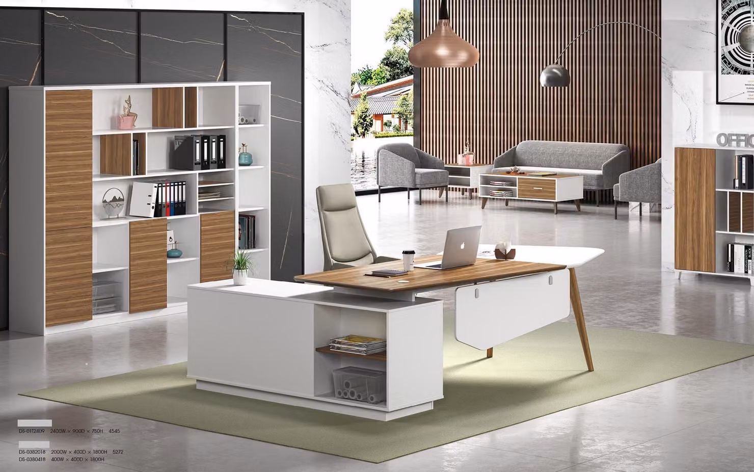 Eckschreibtisch Arbeits Schreib Büro Tisch Luxus Klasse Designer Möbel Tische