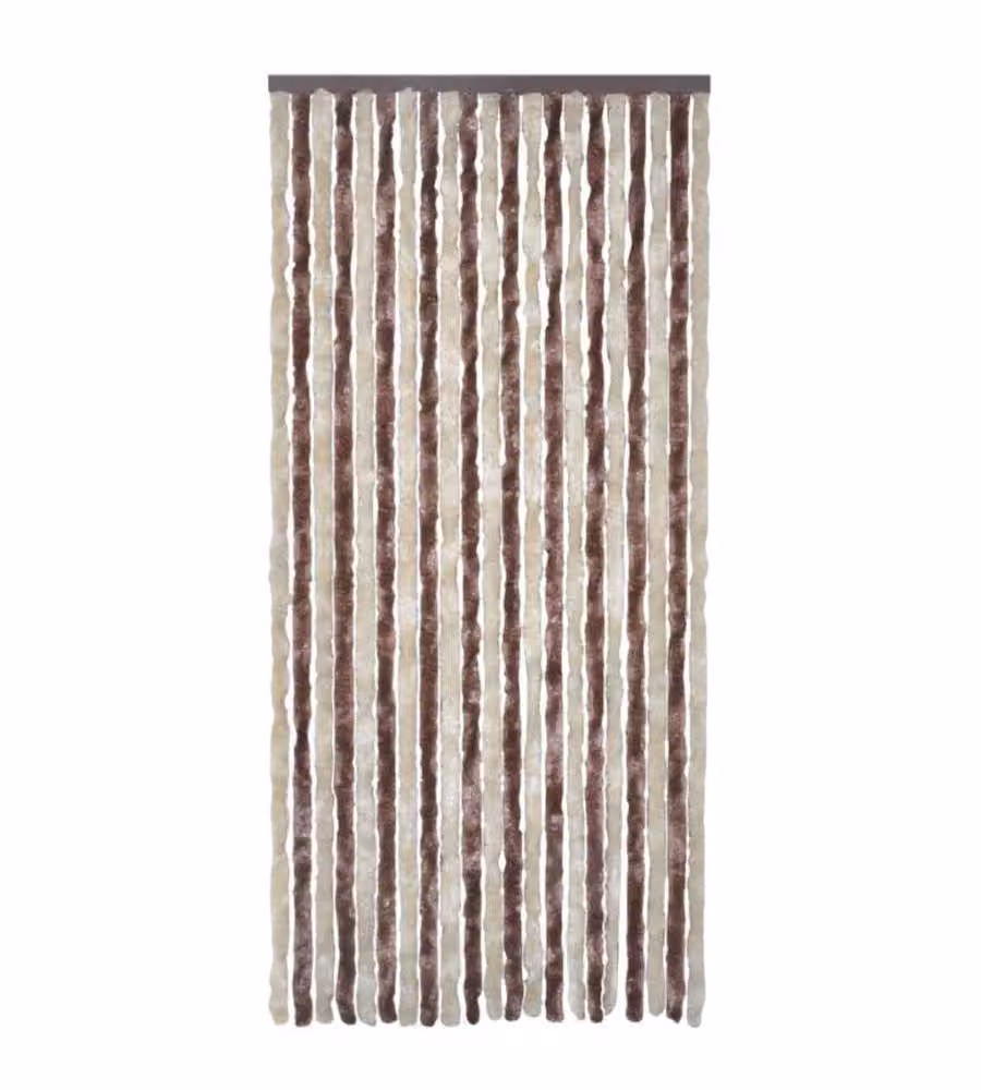 Zanzariera vidaXL a righe in ciniglia beige e marrone L: 100 cm, H: 220 cm – 2