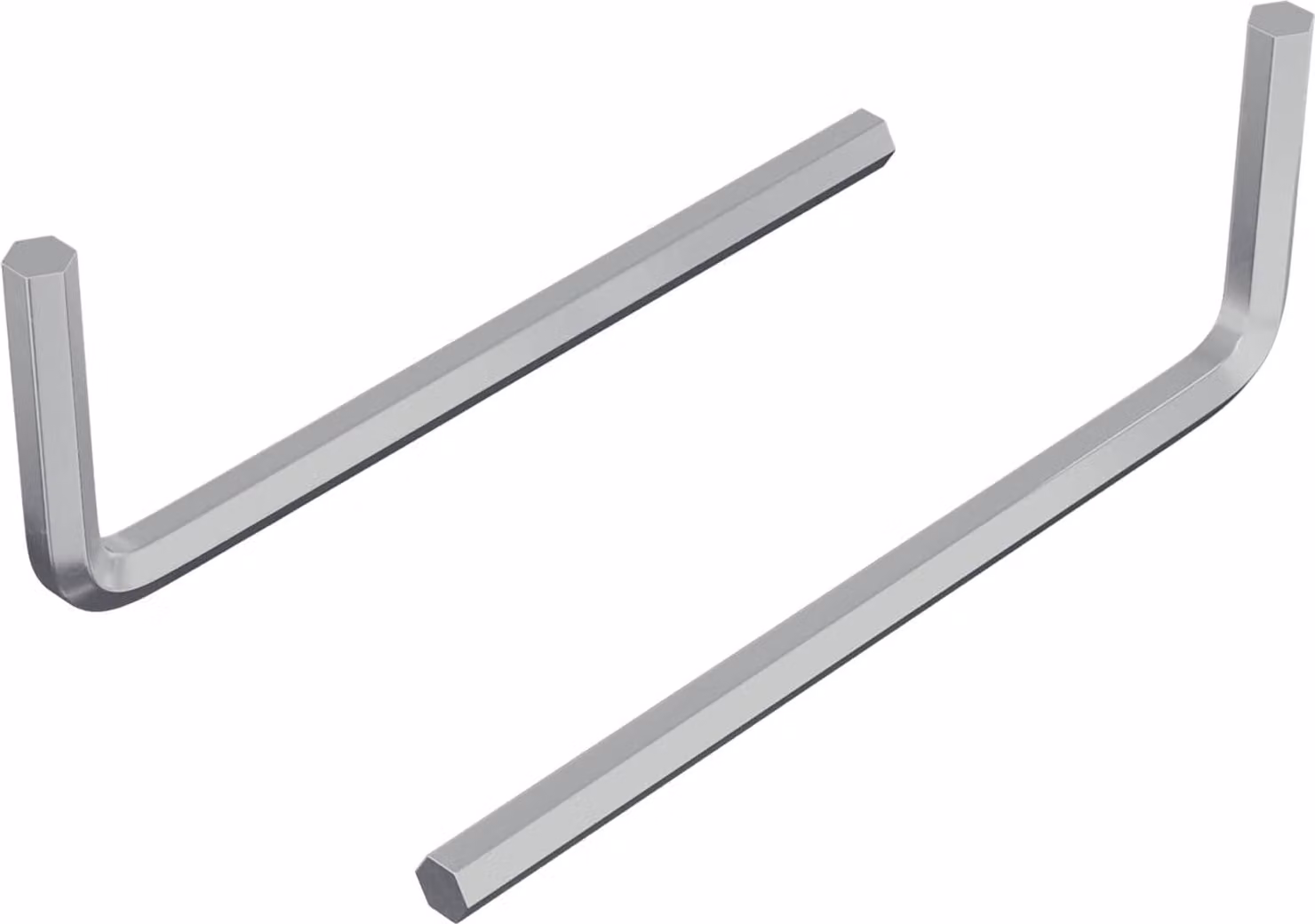 Chiave Esagonale 2 pcs Argento 20 x 52 mm Acciaio
