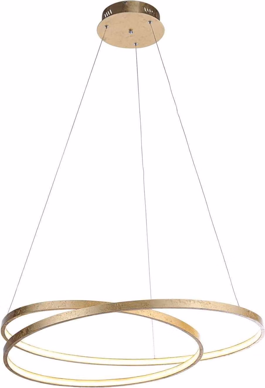 Lampada a sospensione romana oro 1xLED board 40W 3000K Luce per interni IP20