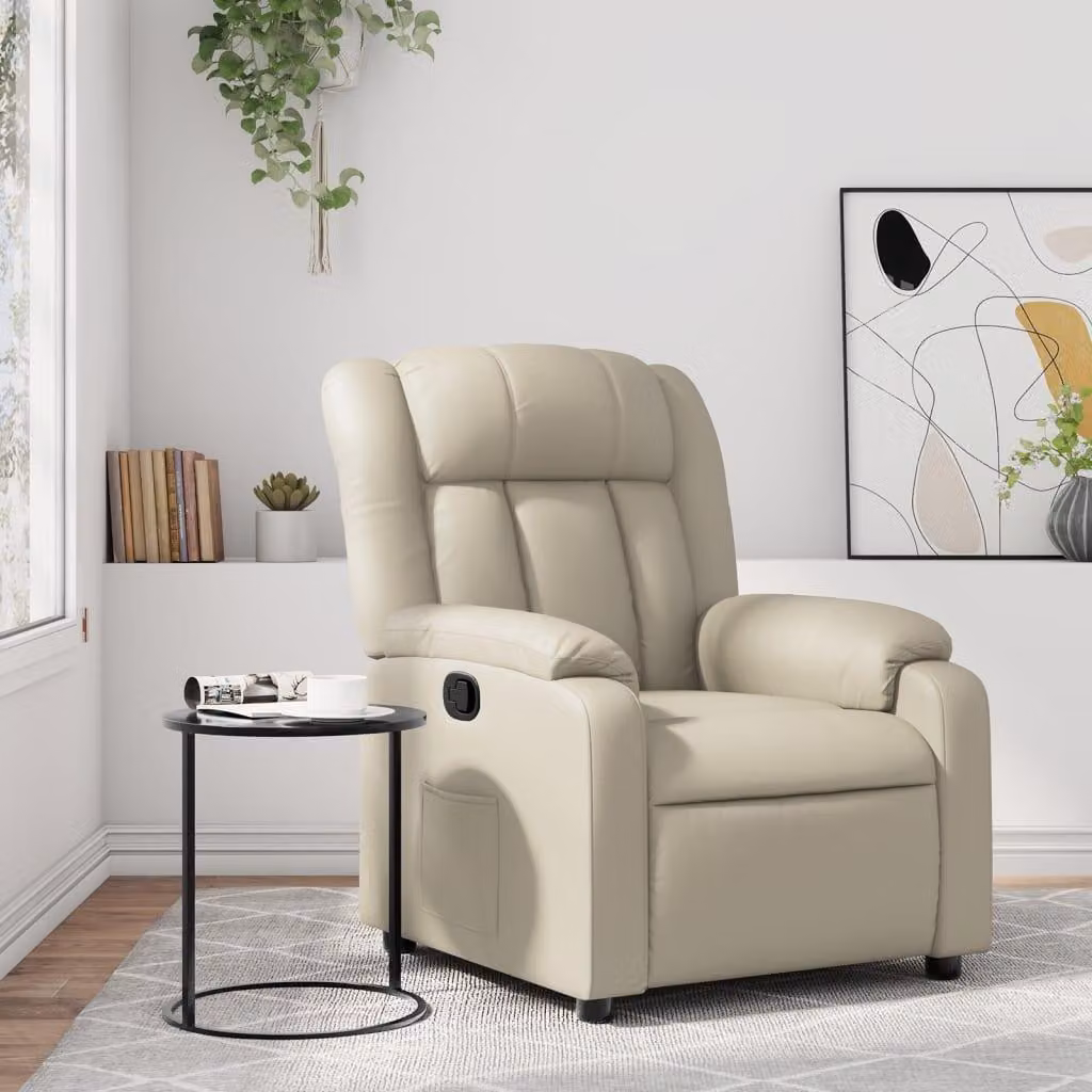 Poltrona reclinabile elettrica - Poltrona regolabile - Poltrona per la TV - Poltrona relax - Regolazione manuale fino a 135°