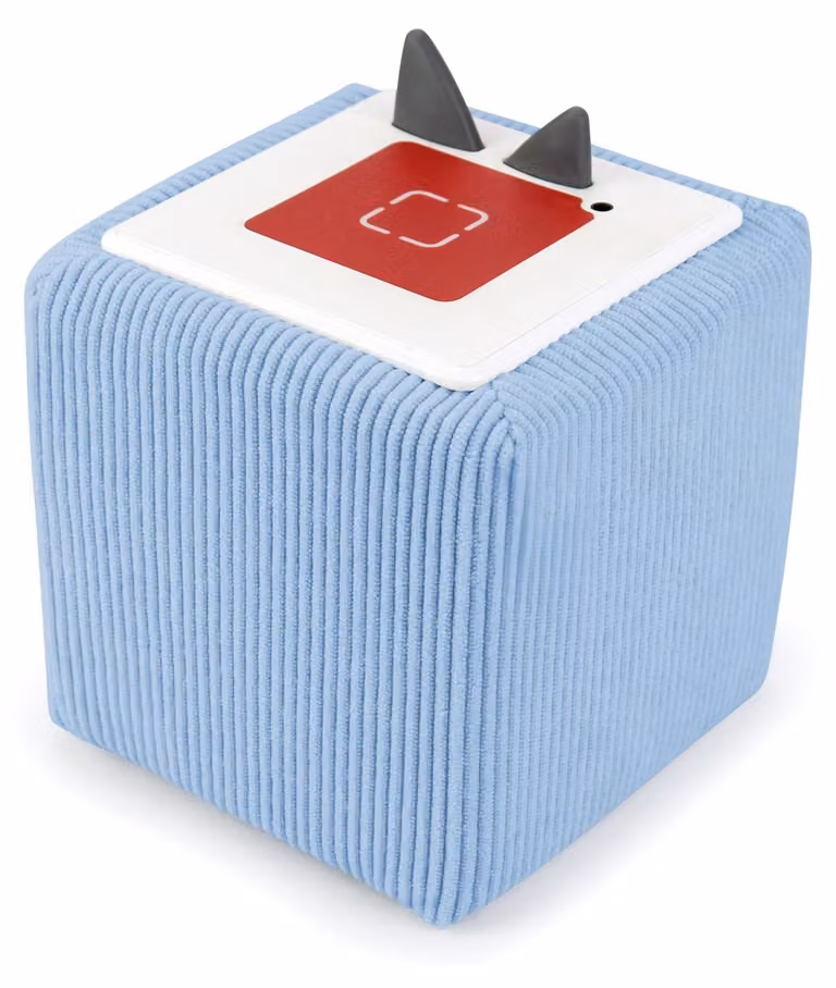 Custodia protettiva in velluto a coste per Toniebox, colore blu