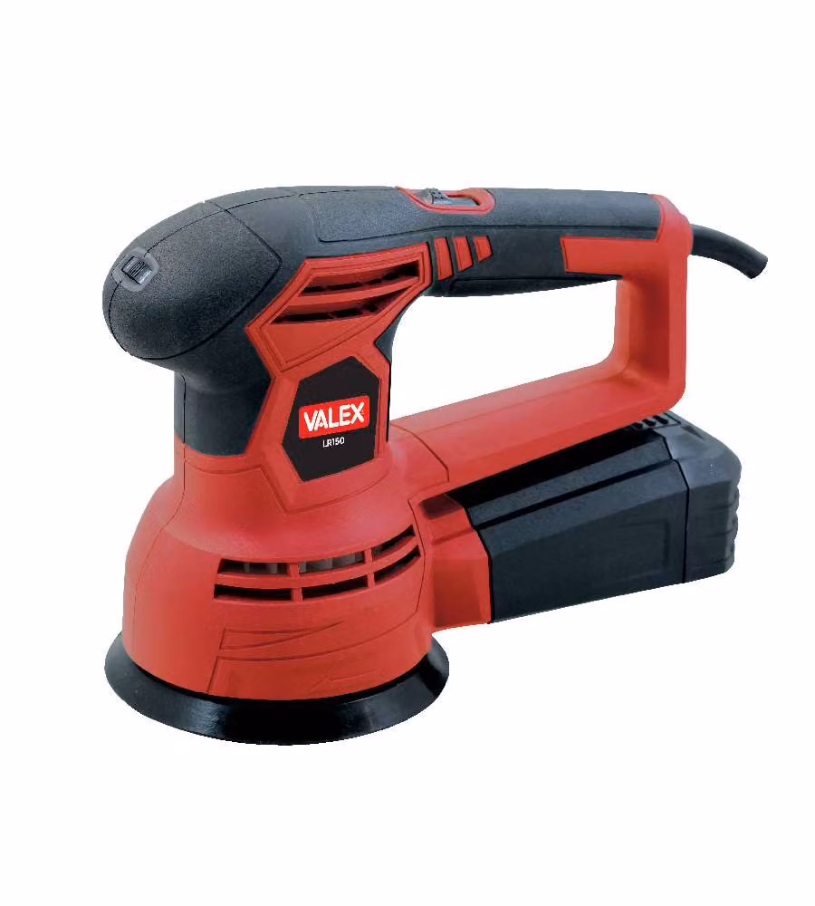 Valex Levigatrice Rotorbitale 450W d. 150mm Rosso con Sacchetto Aspirapolveri