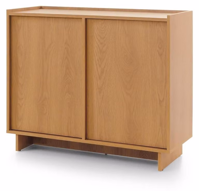 Mobile contenitore laterale FURNLUX Yasumi, colore marrone, dimensioni: 98 x 82 x 39 cm