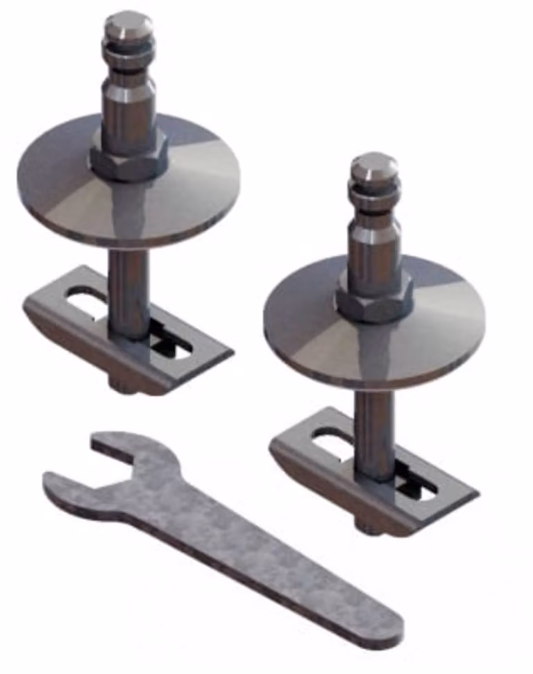 Laufen Pro Fissaggio 89496.7 per sedile WC 89896.5/6, 1 pz.