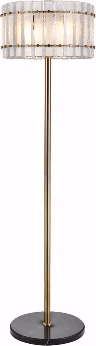 Casa Padrino lampada da terra in ottone antico/nero h. 168 cm - Luxury Lights