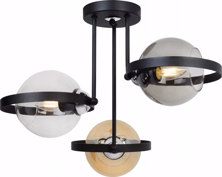 Moderna Lampada A Sospensione Con Anello In Vetro Mix