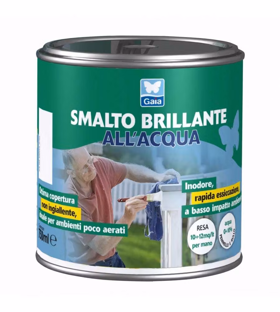 Smalto Acqua Brillante 0,750 Giallo Cromo Gaia