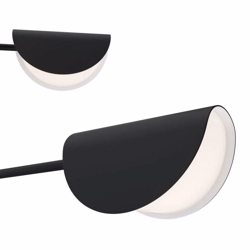 Lampadario a sospensione Maytoni Mollis MOD126PL-08B nero con 8 luci e altezza regolabile – 2