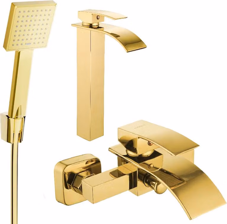 Mexen Aries R45 set bagno, oro - 744813R45-50