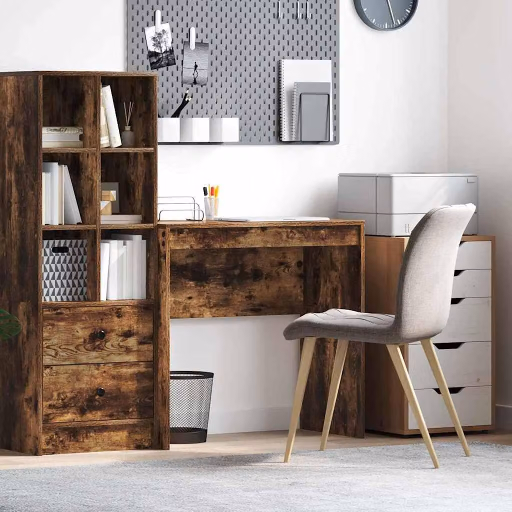 Maison Exclusive - Scrivania in rovere affumicato 80 x 40 x 76 cm