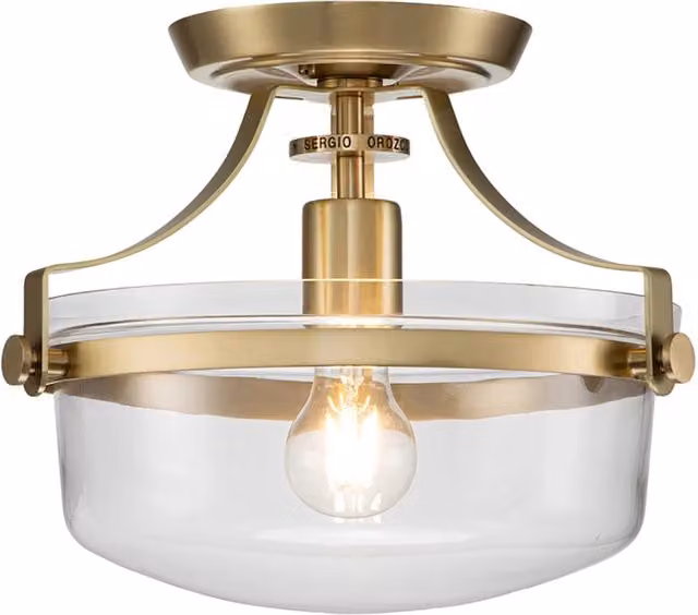 Lampada a Soffitto Industrial Nordico Trilogy Metallo Bronzo Antico 3 Luci E27
