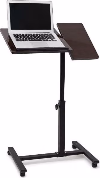 Tavolo per laptop in legno regolabile in altezza