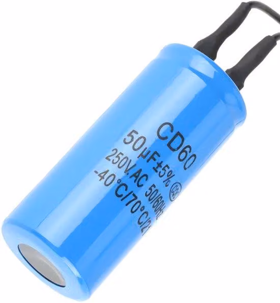 Condensatore - Rotondo - Resistente e pratico - Adatto per motori - Ideale per compressori e altro