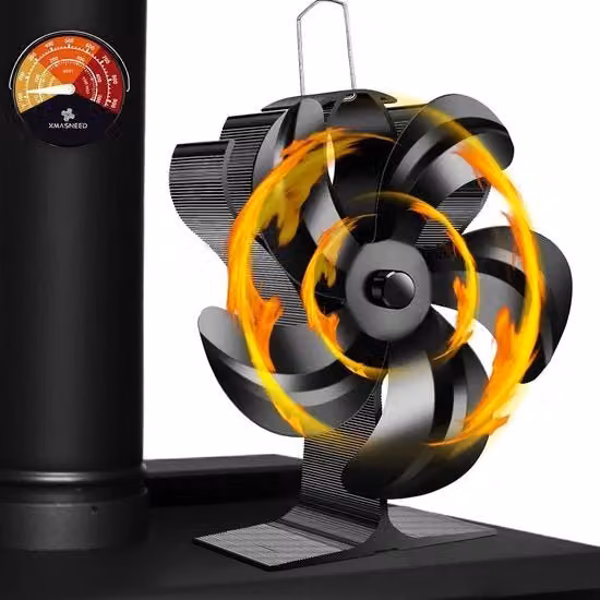Ventilatore per camino - Ventilatore per camino elettrico - Ventilatore per camino a basso consumo - Ventilatore per camino premium