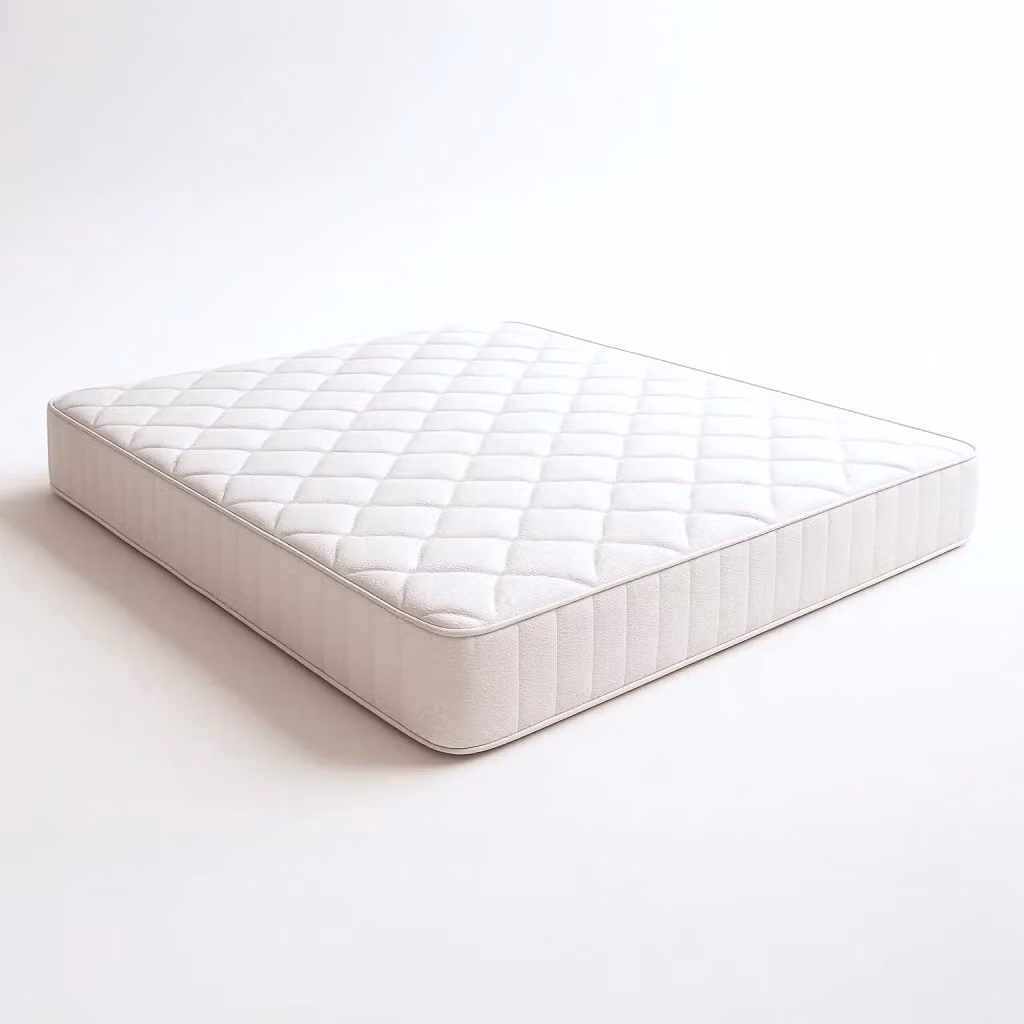 Materasso Ibrido The White Stone in Memory Foam Bianco, Antibatterico e Arrotolabile, L/P/H: 190 x 80 x 20 cm – 2