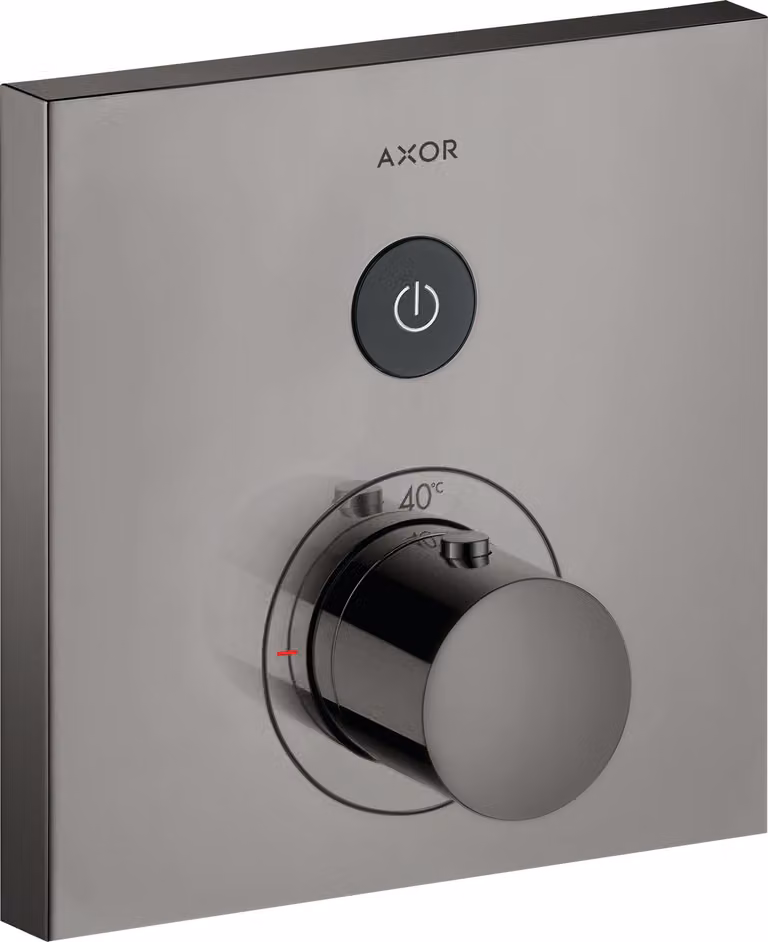 hansgrohe AXOR Starck ShowerSelect Thermostat carré à encastrer pour 1 consommateur, 36714330, 36714330