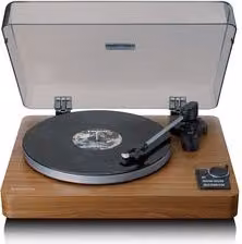 Giradischi Lenco LBT Series LBTA 165WD Walnut con Bluetooth e Wi-Fi, Colore Marrone