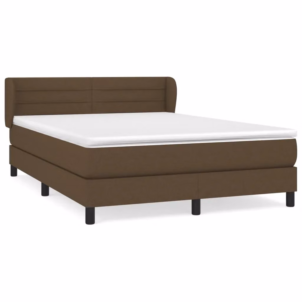 Letto Ibrido con Giroletto a Molle e Materasso vidaXL, Marrone e Bianco, L/P/H: 140 x 190 x 88 cm – 2