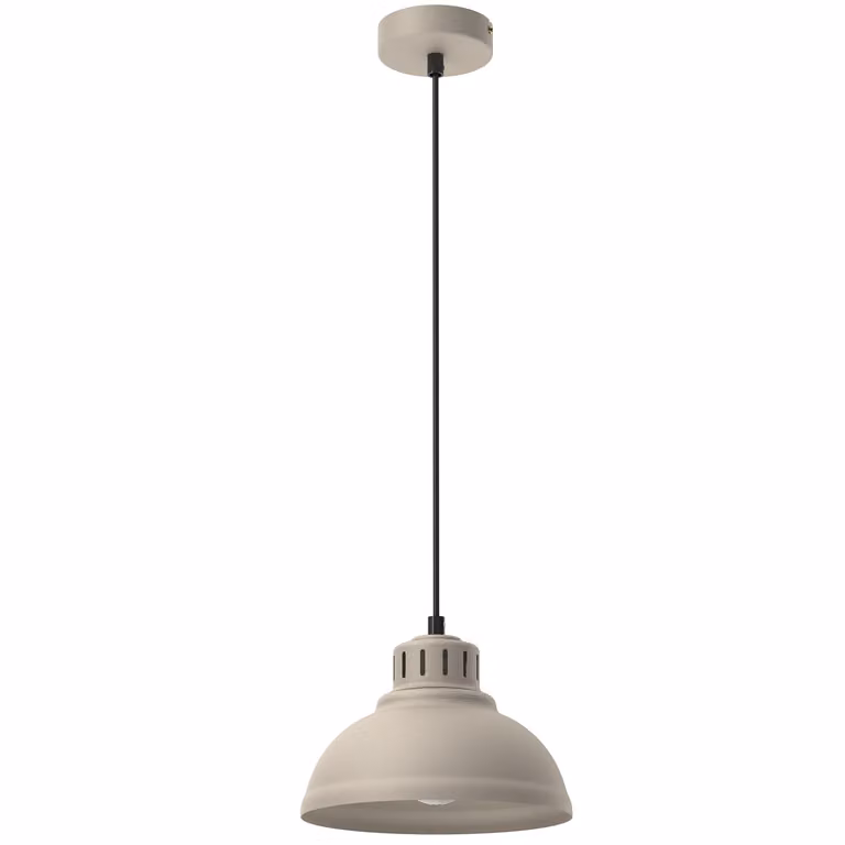 LUMINEX lampada lampadario Sven beige 1xE27 soffitto