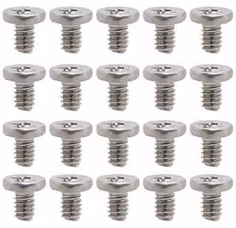Set di viti per macchinari, 100 pezzi, M2x3 mm, acciaio inossidabile - viti per elettronica, progetti fai-da-te e montaggio