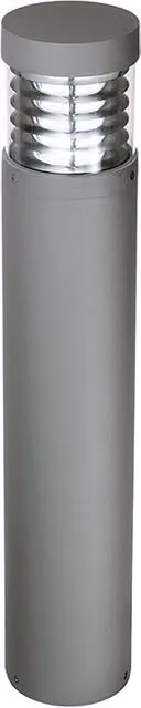 LARS Bollard Paletto LED da terra per esterno 15W 82° IP65 4000K Grigio 65cm - Rossini Illuminazione